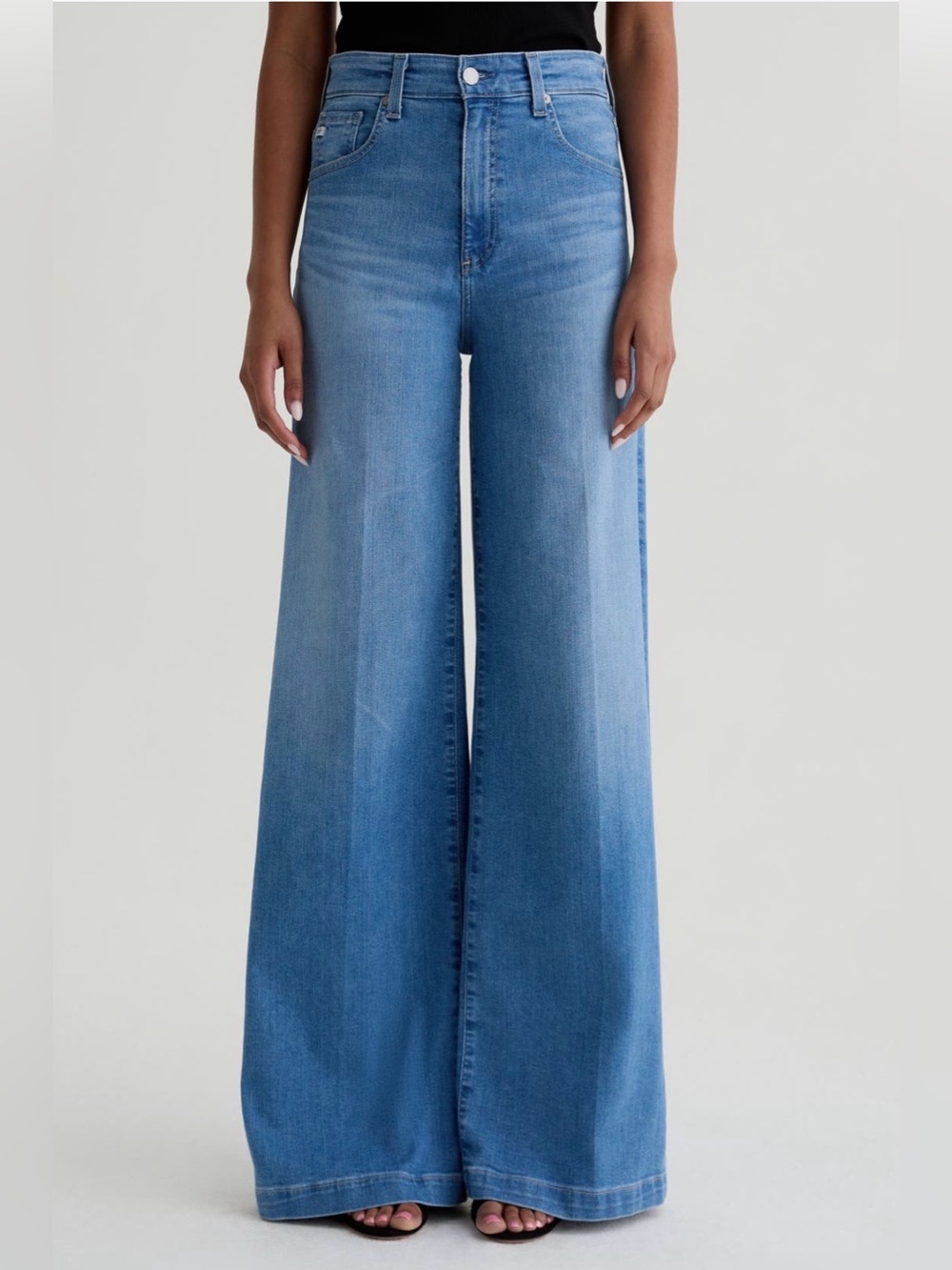 AG Deven High-Rise Wide Leg Jeans - Picture 2 of 6
